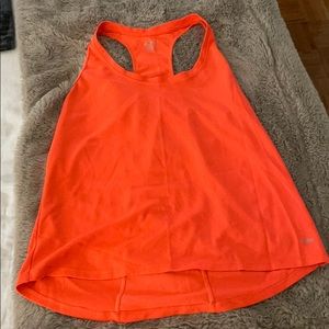 Neon Orange Workout Tank